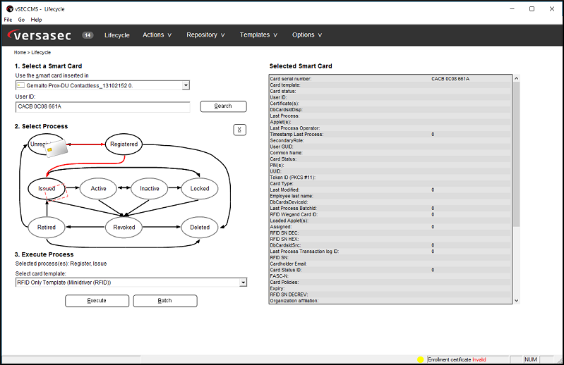 RFID Only Encoding – Versasec